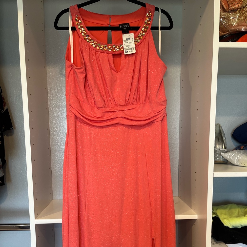 Peach dress